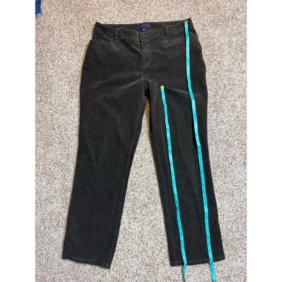 TALBOTS Brown Corduroy Pants, size 14; Curvy; Straight leg - Picture 5 of 10